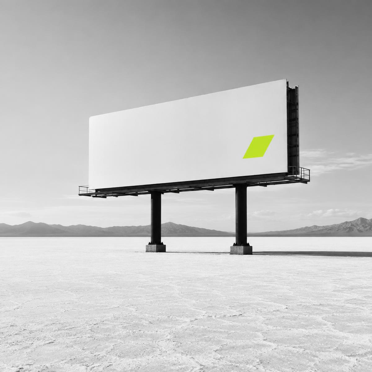 The Emptiest Billboard — conceptual telecom & tech publicity idea